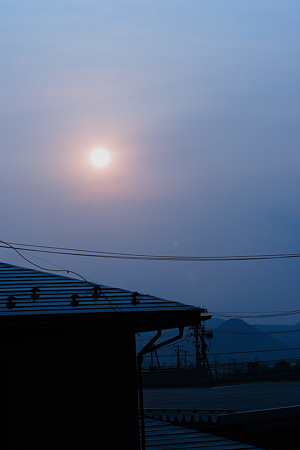 今日の夕陽