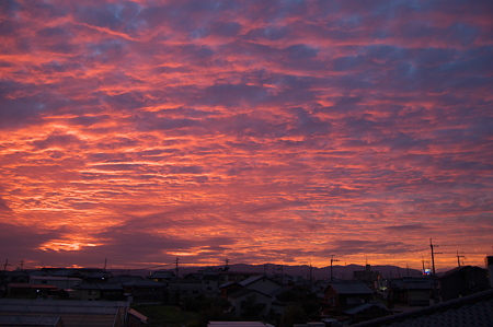 2010.10.29の夕焼け