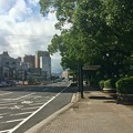 的場町 バス停 段原方向 広島市南区的場町2丁目 比治山通り 2017年7月18日
