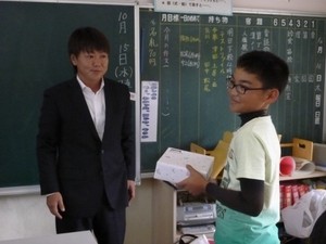 梅干しの贈呈式