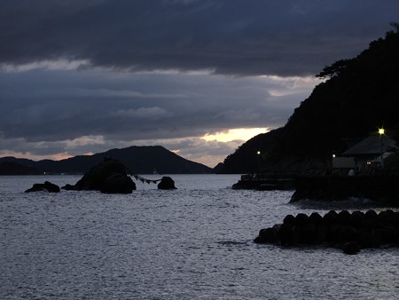 夫婦岩 12月朝6:40