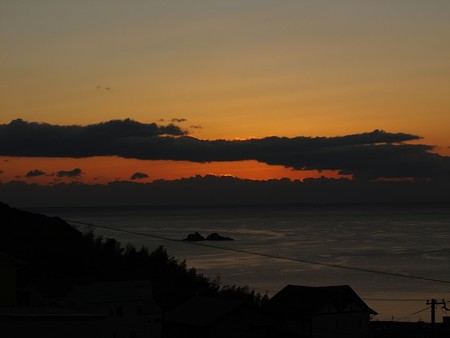 かんぽの宿熊野 12月朝陽6:58