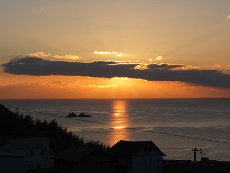かんぽの宿熊野 12月朝陽7:11