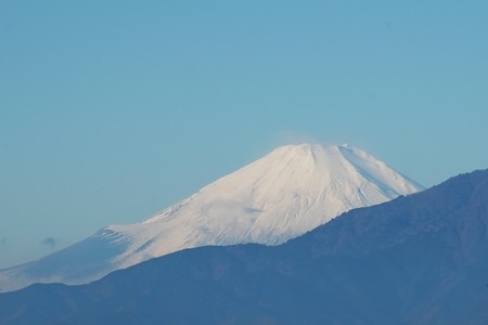 2014.12.05　駅前　富士山