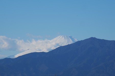 2014.12.18　駅前　富士山