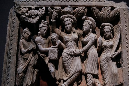 2017.10.24　東京国立博物館　石造浮彫仏伝　誕生　TC-732
