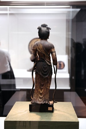 2017.10.24　東京国立博物館　文殊菩薩立像　背　C-23