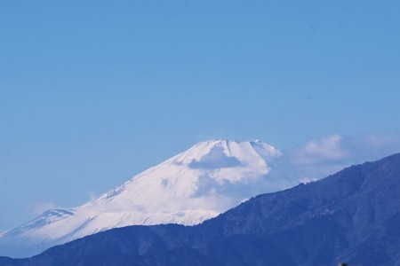 2018.01.11　駅前　富士山