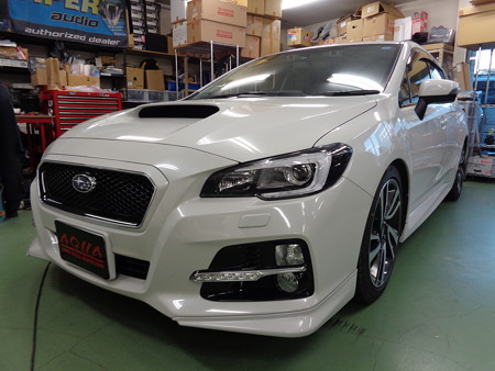 レヴォーグ　埼玉県　車速感応ドアロックユニット取付・ロック連動ミラー格納ユニット取付