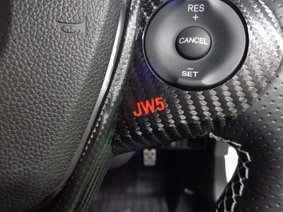 S６６０　ステアリングスイッチパネル２点　カーボンシート　JW5ロゴ