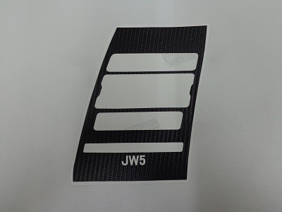 S６６０　エアコンパネル　カーボンシート　JW5ロゴ