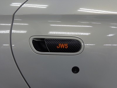 Ｓ６６０専用カーボンシート　ドアノブ左右２点セット