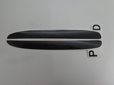 S660　リアバンパーリフレクターフィルム　ブラックスモーク