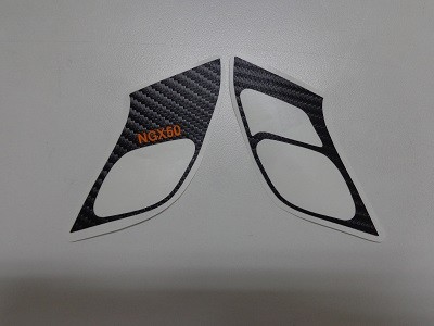 C－HR　ステアリングスイッチパネル２点　ZYX10ロゴ　ロゴカラーオレンジ