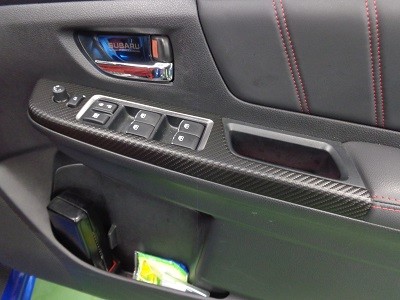 S4　パワーウインドウスイッチパネル　カーボンシート