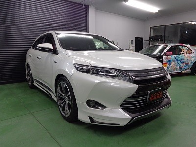 ハリアー　車高調取付