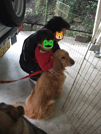 お父様にも甘えるももか