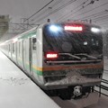 Photos: 大雪警報の宇都宮線