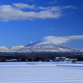 Photos: 雪原に佇む伯耆富士