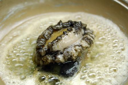 あわびバター焼き