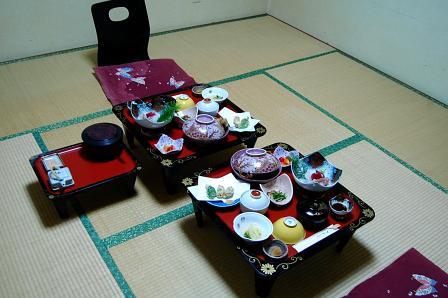客室にて