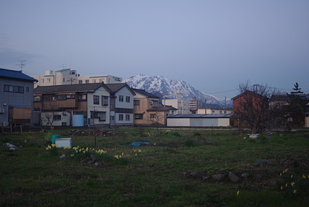 北アルプスの山並み