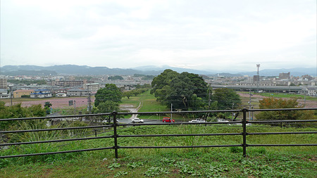 水城跡(6)展望台からの眺め
