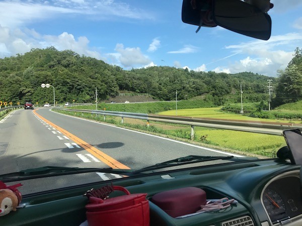 福知山と亀岡経由の一般道で大阪へ