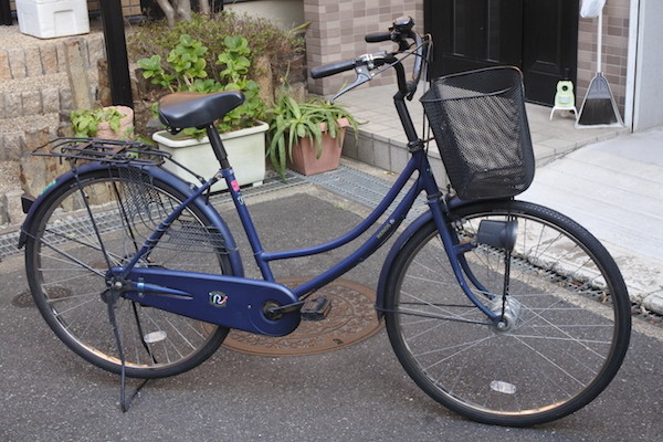 自転車の表側はこちら