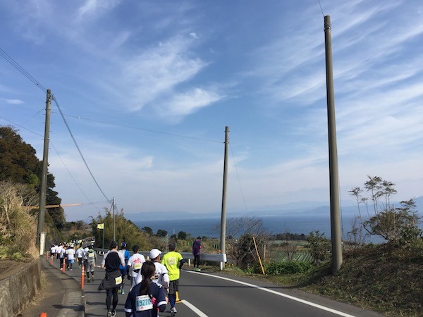 良い天気のおかげで対岸の大隅半島が綺麗に見えます！