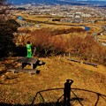 富士に立つ影