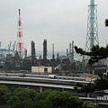 松風閣から見える工業地帯